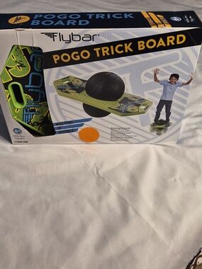 Flybar Pogo Ball for Kids Jump Trick Bounce Board With Pump and Strong Grip 2
